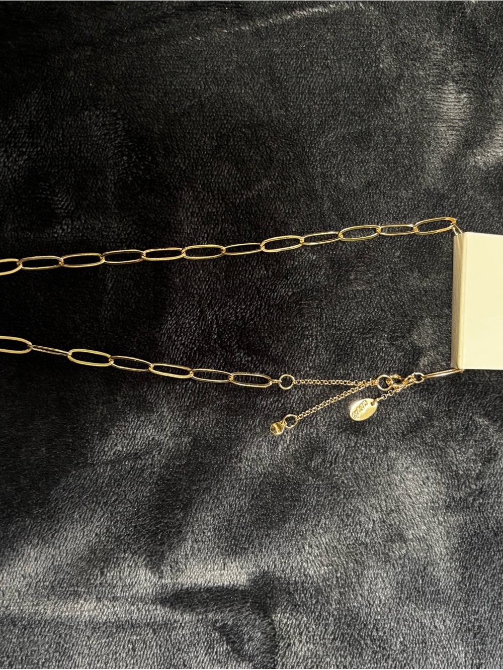 Gold Paperclip Chain Necklace